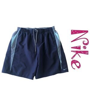Nike Blue Swim Trunks Sz XL